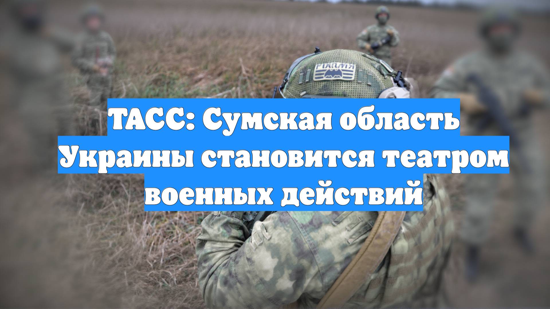 ТАСС: Сумская область Украины становится театром военных действий