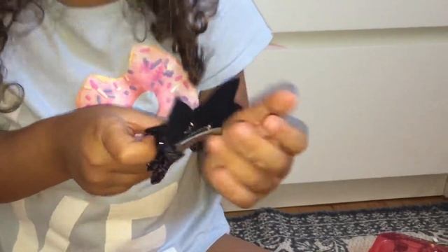 Showing my BOW collection and tiara