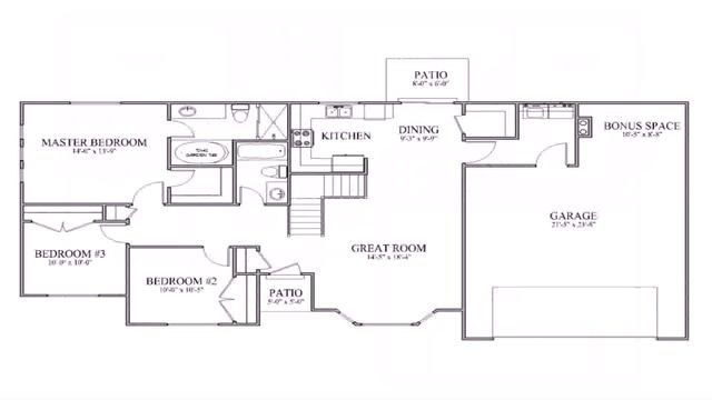 3 Bedroom Main Floor House Plans - Gif Maker  DaddyGif.com (see description)