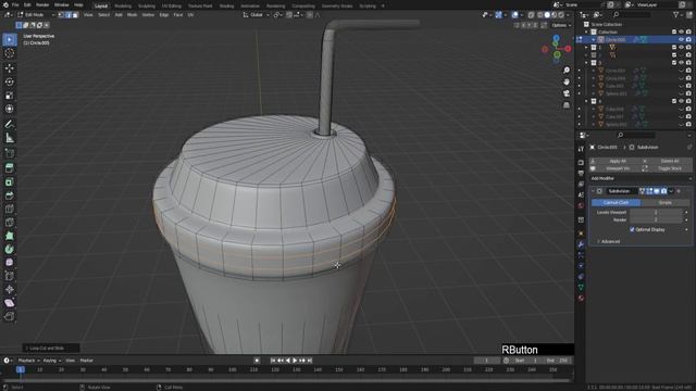 Blender 3D | Food Modeling | Tutorial for Beginners | Icons