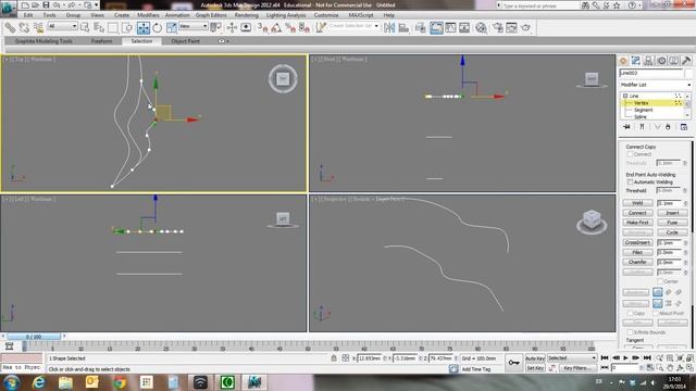3dsMax Modeling - Cross Section