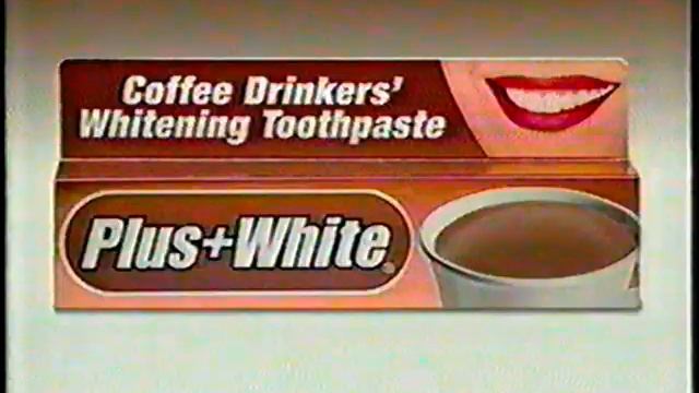 Plus White The Coffee Drinkers Whitening Toothpaste - 2004