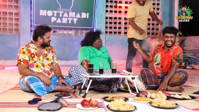 Yogi babu ❌ comali babu ✅| மொட்டமாடி Party 🤙🏻| Vj Siddhu Vlogs