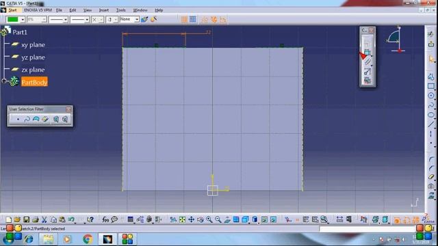 CATIA V5R20 -BASIC PART DESIGN USING SURFACE MODELS TUTORIAL