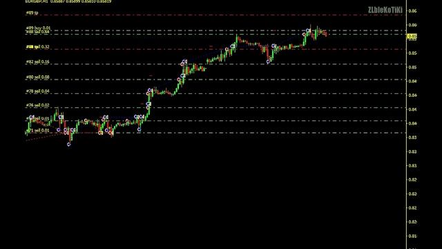 Советник PipStrider работает в оба направления  RoboForex:  Trading(H1-EUR GBP)тестер стратеги