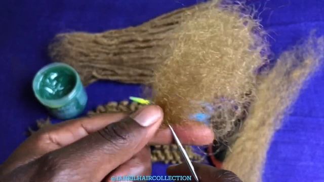 DETAILED TUTORIAL ON HOW TO MAKE ARTIFICIAL DREADLOCKS | Step by step@JANEILHAIRCOLLECTION