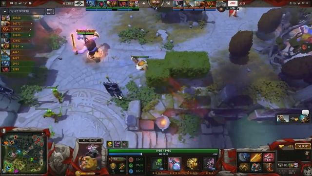 Secret vs LGD Gaming, TI6 Мейн Ивент, Нижняя сетка