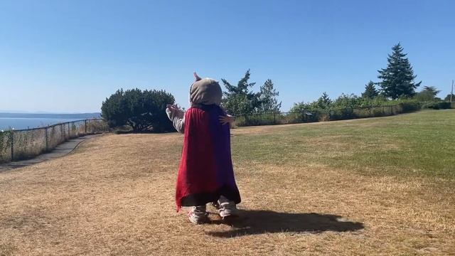 Thunderwolf mascot and Lauri Miller, ballroom dancing for the 2021 Transplant Games of America!