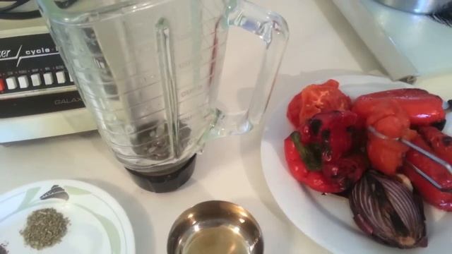 How to Make Roasted Red Pepper Salsa ❦