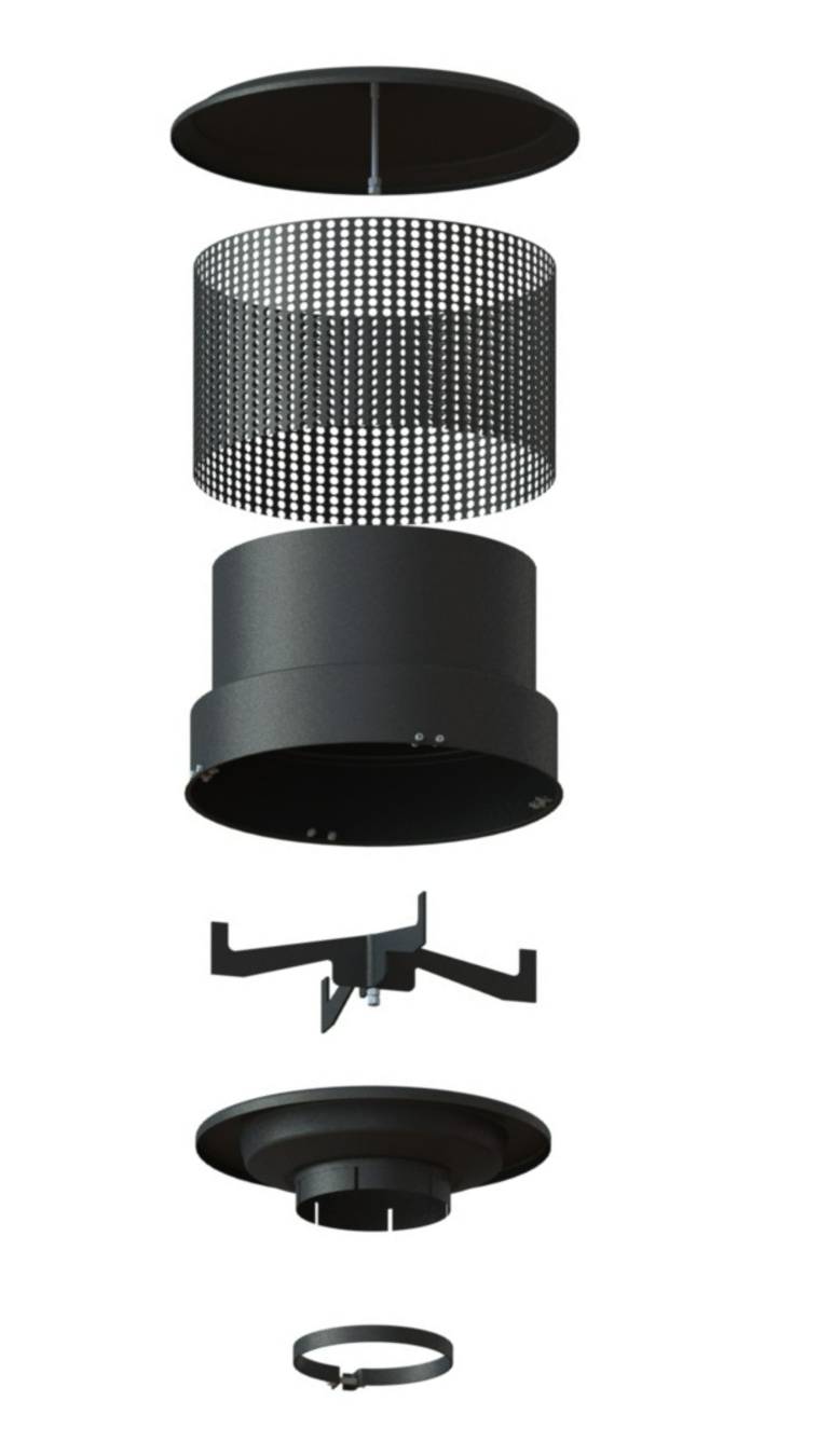 Воздушный предочиститель моноциклон серии PF PREDFILTER.RU  для двигателей 50-500 л.с.