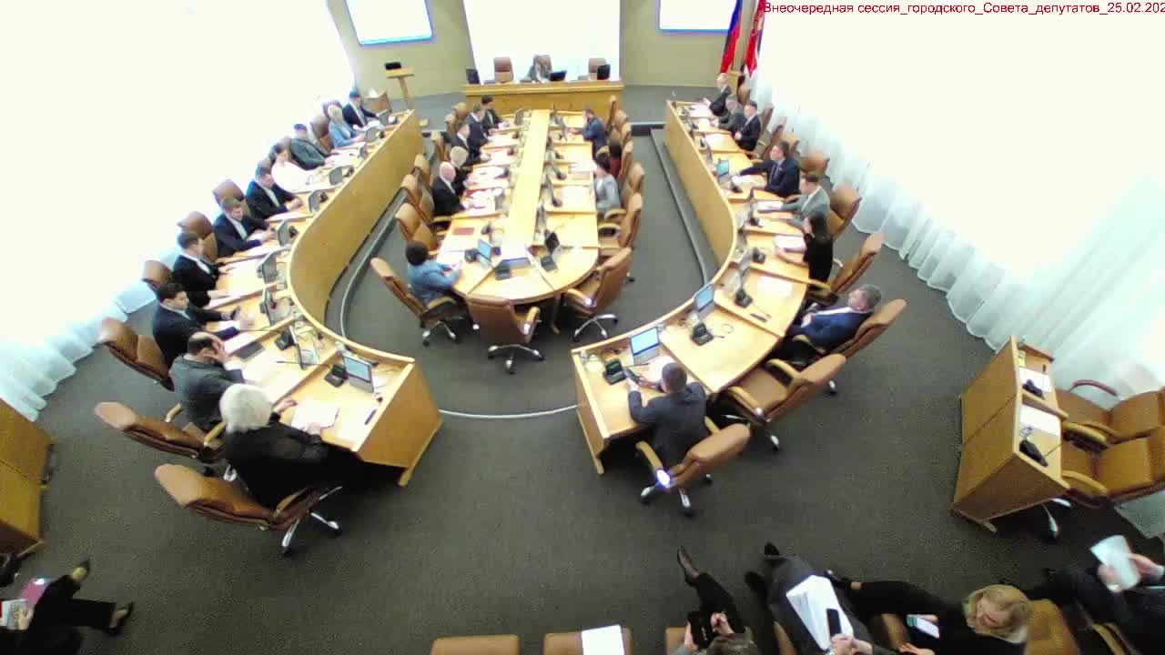 Внеочередная сессия Красноярского городского Совета депутатов 25.02.2025