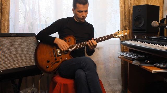 Владимир Быков - Sands of time Joe Pass - cover Godin Flat Five X