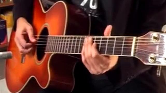 Blues Shuffle Riff In A - Acoustic Blues Guitar Lesson