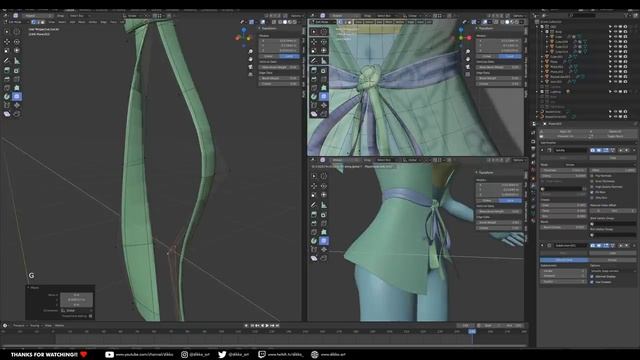 Modeling for Animation 08 - Modeling The Clothes!