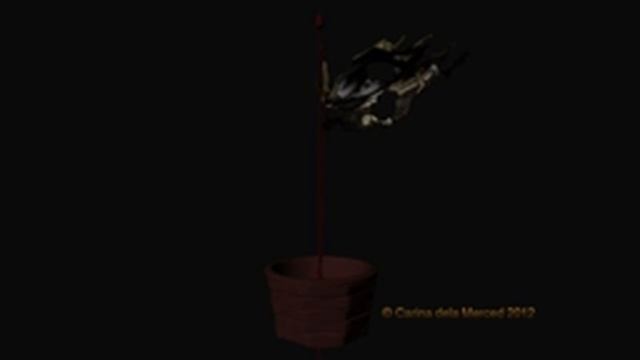 3D Animation: Tattered Pirate Flag