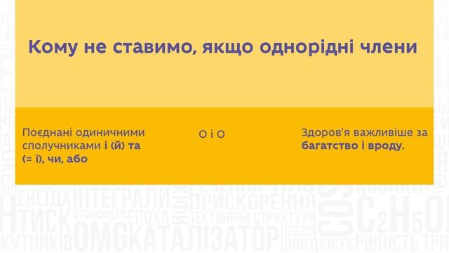 8 клас. Українська мова. Кома між однорідними членами