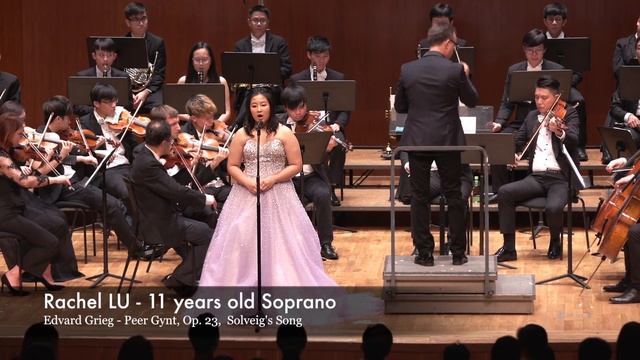 Edvard Grieg - Solveig's song (Rachel LU 11 years old Soprano)