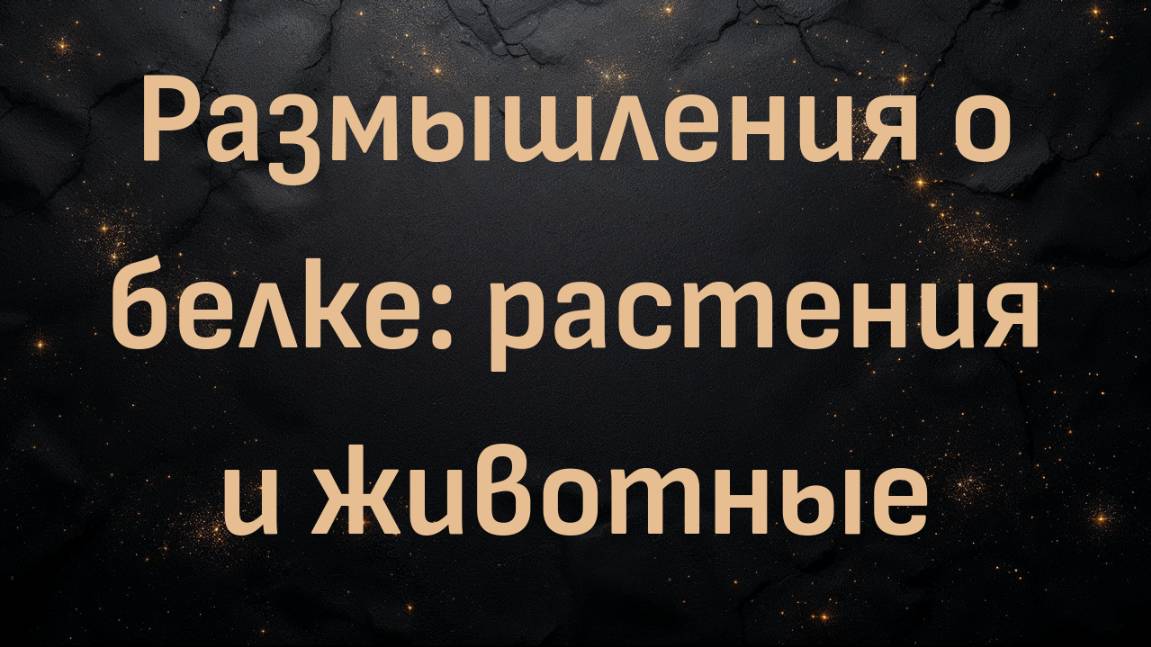 Размышления о белке: растения и животные (доктор Питер Баллерстедт)