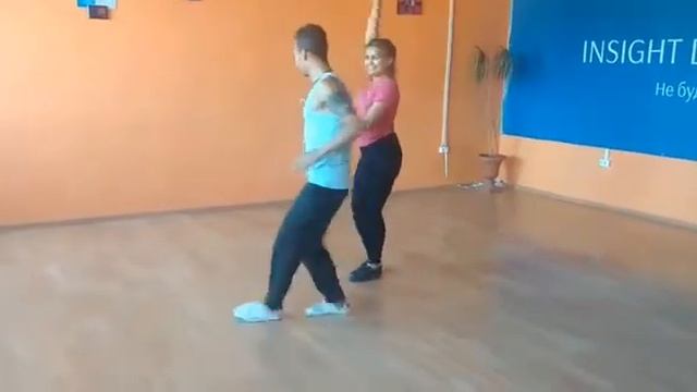 Salsa dancing by Artem Berezhnoy and Daria Sazonova/ Артем Бережной и Дарья Сазонова