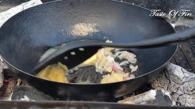 Pasta en Salsa Blanca- con Chorizo a la Parrilla | Taste Of Fire