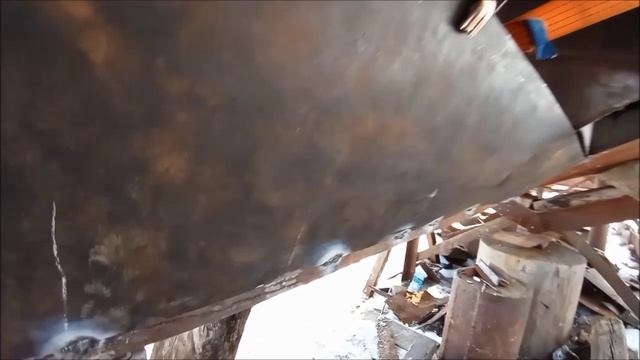 27.2 укладка нижних листов на ахтерштевнь