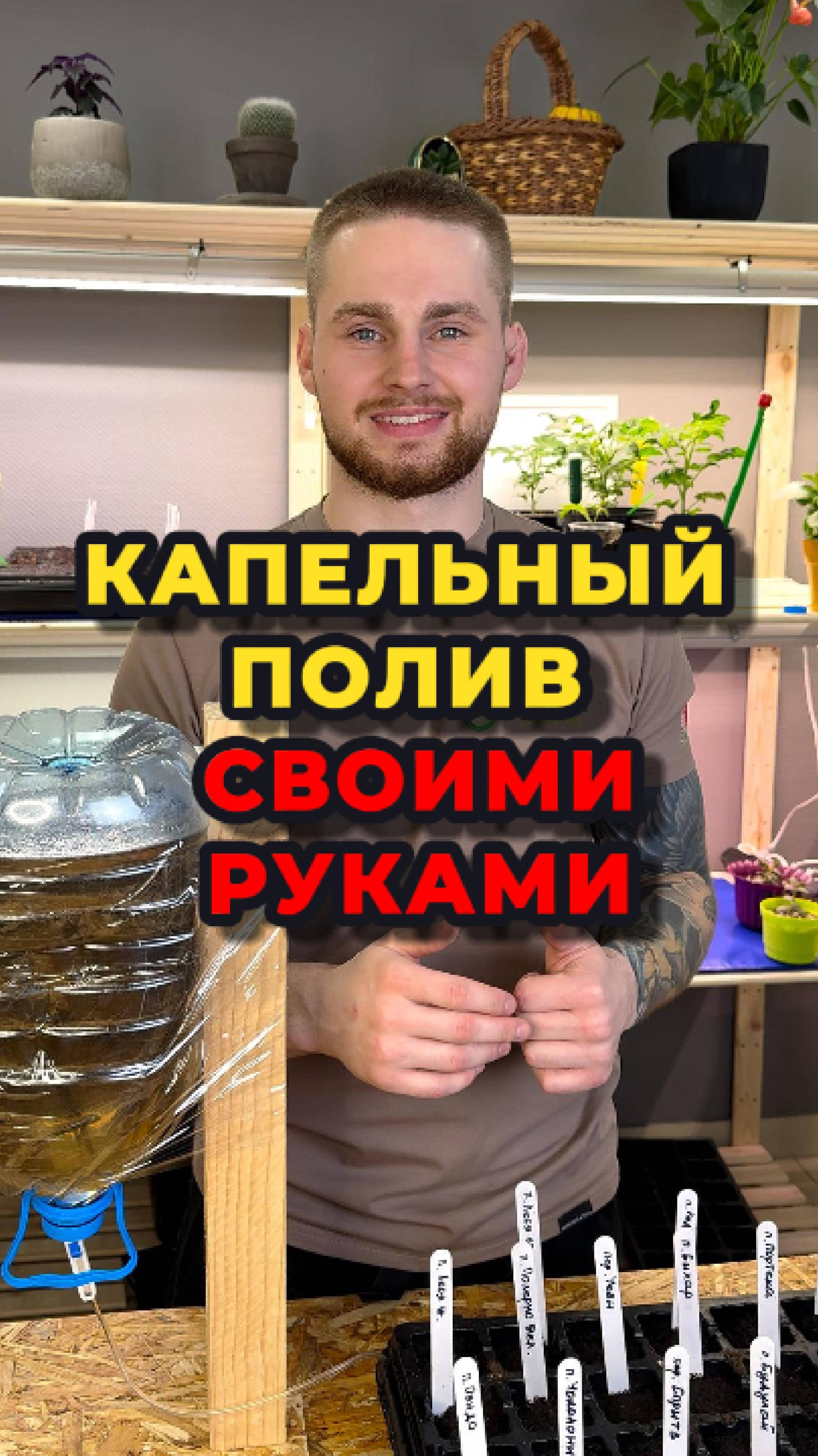 Как не дать рассаде засохнуть, если нужно надолго уехать?😨🌱