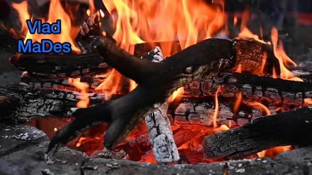 Vlad MaDes - Костер 4к / Fire Music  / Fireplace 4k