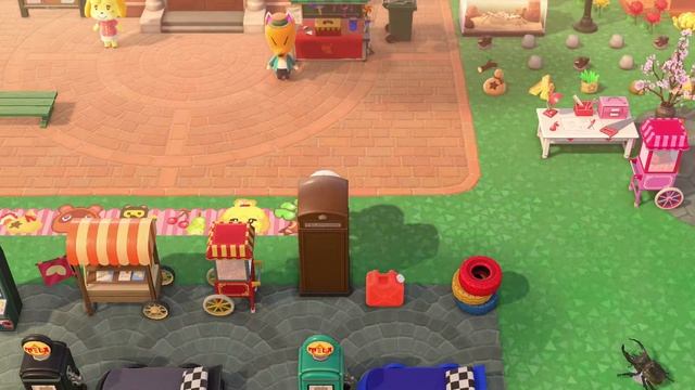 HUGE GAS STATION! 1100 Hour Island-Animal Crossing: New Horizons-Building my own Custom Gas Station