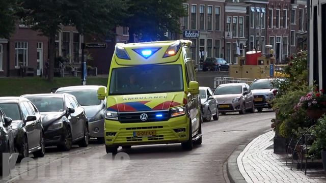 A1, Otaris CR Ambulance 02-117 Dokkum naar melding in Dokkum