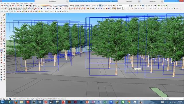 Importing ACAD Tree and Plant Blocks into SketchUp
