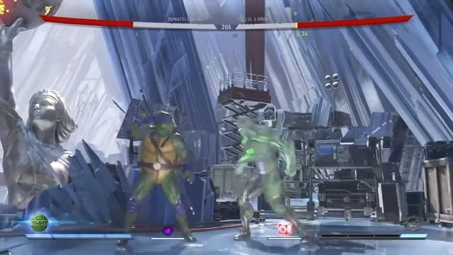 Injustice 2 - Donatello Vs Grid (Very Hard)