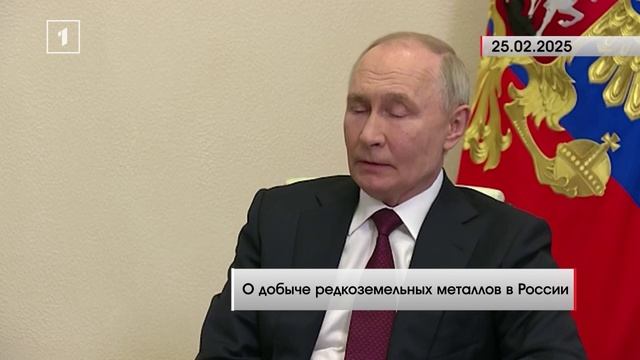 Владимир Путин рассказал о намерении развивать добычу редкоземельных металлов