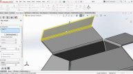 Solidworks 2018 sheet metal HOW TO START SHEET METAL : TAB AND EDGE FLANGE Sheet Metal in Hindi