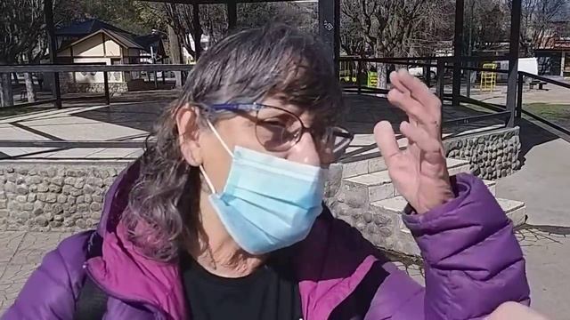 Viviana Moreno. Marcha del NO a la Mina