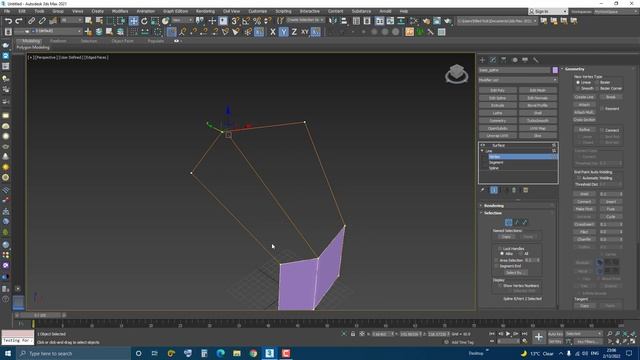 Lesson 12 - 3DS Max - Total Beginners - 2D Shapes - Part 6 - Cross Section