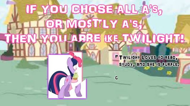 [QUIZ] WHICH MLP MAIN 6 CHARACTER ARE YOU?