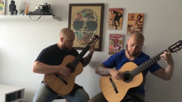 DUO MAIA - D.Scarlatti Sonata L.366 | Guitar Playthrough