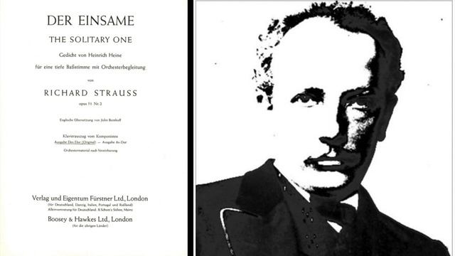 Der Einsame (The Solitary One), by Richard Strauss