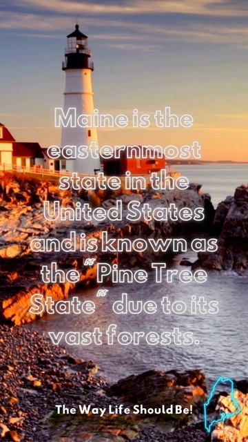State Of Maine Facts #1 #shorts #maine