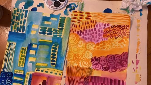 Collage, Colour and Pattern - Inspired by Gustav Klimt