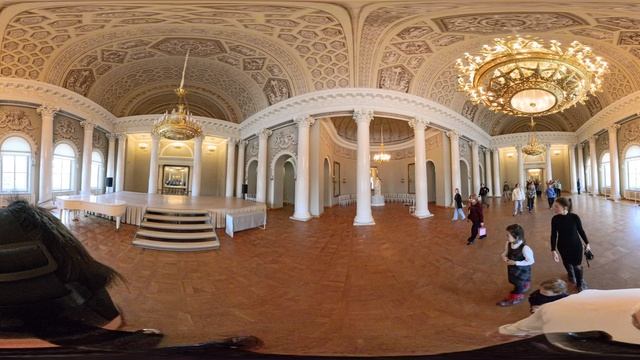 4к видео 360 панорама vr video Юсуповский дворец на Мойке