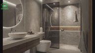 Дизайн санузла совмещенного и раздельного в современном стиле 🛀🏻🚽🚿 (40)