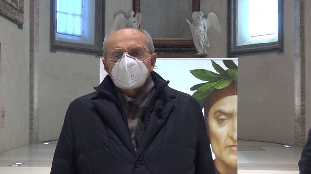 Presentazione mostra "Dante. La visione dell'arte" intervista a Roberto Pinza