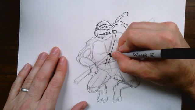 Let's Draw Something - Donatello - Part 1