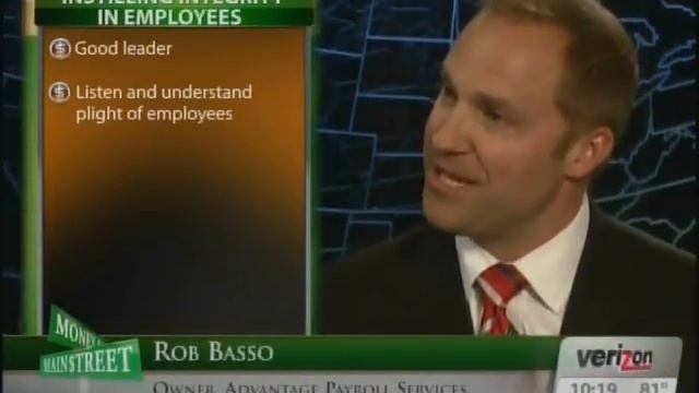 FiOS 1 Money and Main $treet: CEO Sitdown: Business Integrity