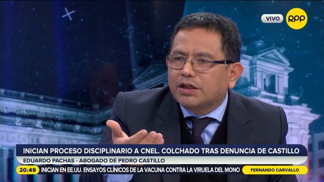 EDUARDO PACHAS sobre PEDRO CASTILLO: “Primero dice que es inocente y después aplica el silencio”