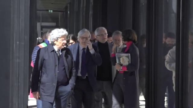 Il ministro Bernini a Palazzo Diamanti, in vista dell'inaugurazione Unife