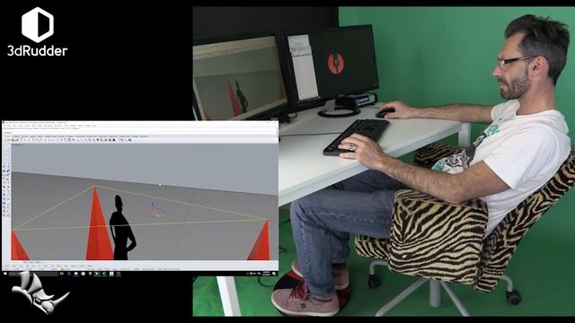 Rhino3D with the 3dRudder
