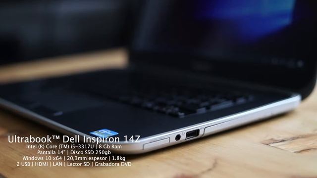 Vendo Ultrabook Dell inspiron 14z - i5 - 8gb Ram - SSD 250gb