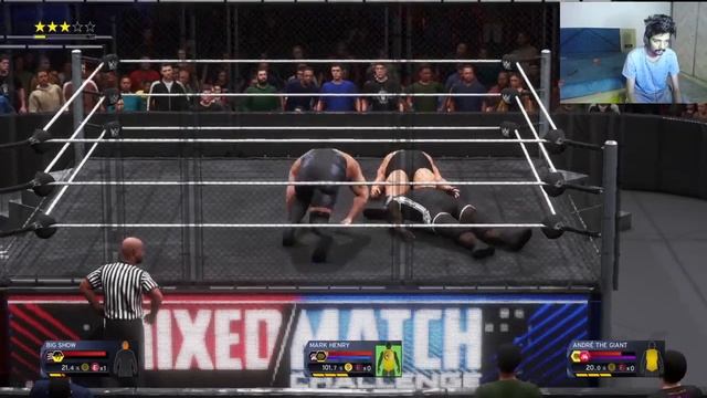 Battle of Heavyweights🔥🔥 BIG SHOW vs MARK HENRY vs ANDRE THE GIANT🫨